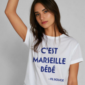 Tee-shirts unisexe C'est Marseille Bébé Made in France - Boutique Fil Rouge