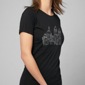 Tee-shirts unisexe Cathédrale de la Major noir Made in France - Boutique Fil Rouge