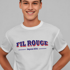 Tee-shirts unisexe Fil Rouge Made in France - Boutique Fil Rouge
