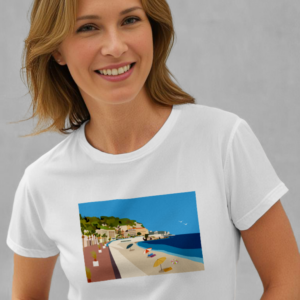 Tee-shirts unisexe Promenade des Anglais Nice Made in France - Boutique Fil Rouge