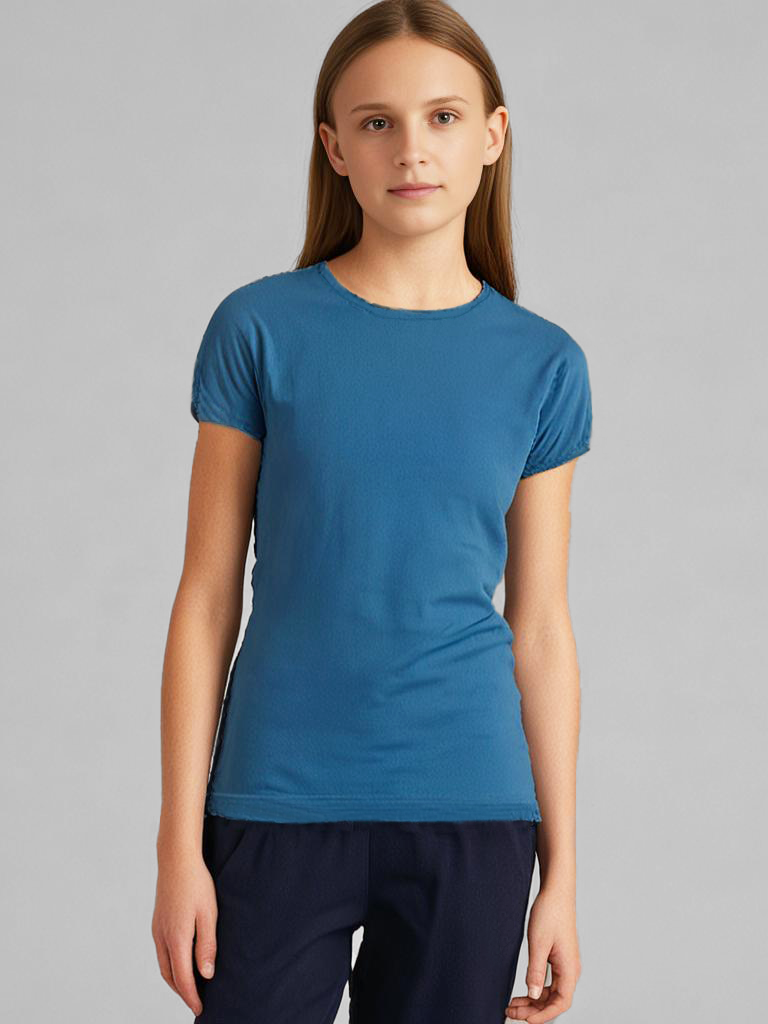 tee shirt raffaella pétrole face